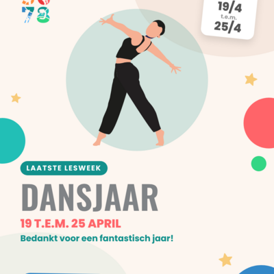 5678 laatste lesweek dansjaar